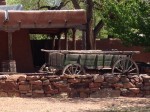 Old wagon in Galisteo, NM